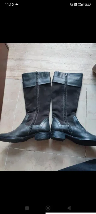 Stivali Geox donna neri pelle