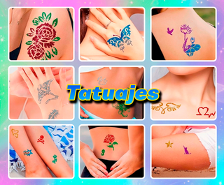 Tatuajes Temporales Purpurina Brilli Brilli Huelva