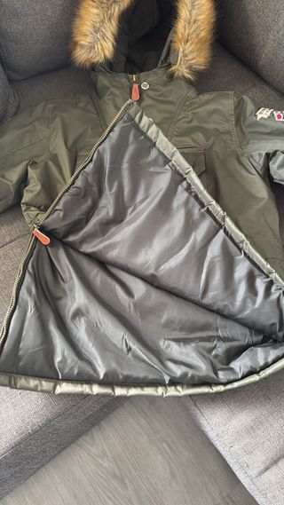 Parka Geographical Norway niño verde talla 10 años