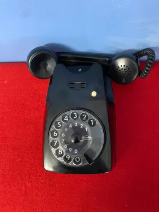 Telefono vintage bachelite nero