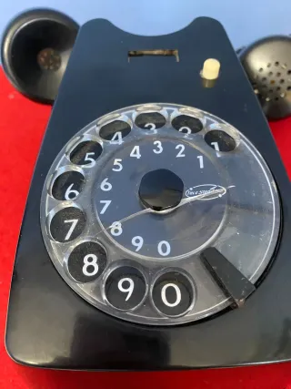 Telefono vintage bachelite nero