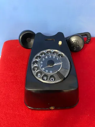 Telefono vintage bachelite nero