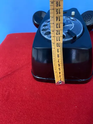 Telefono vintage bachelite nero