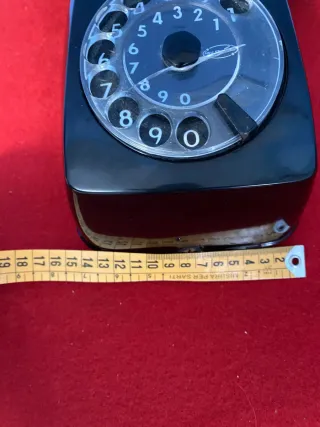 Telefono vintage bachelite nero