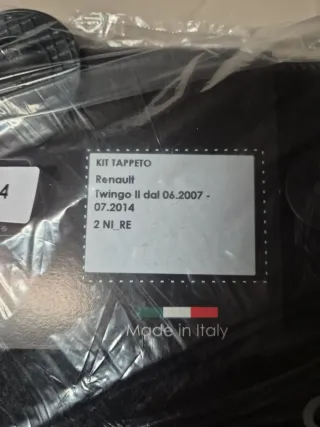 Tappetini  renault  twingo  II
