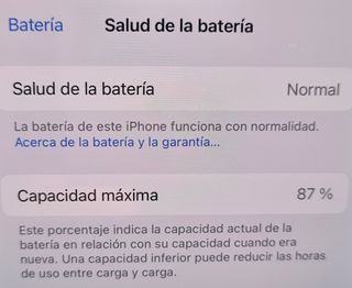Smartphone APPLE iPhone 15 128GB Negro 87% Batería