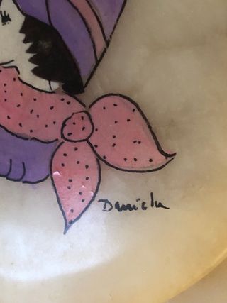 Portagioie vintage donna con cappello