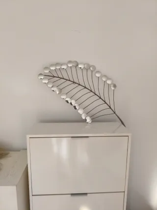 Adorno colgante de pared en metal