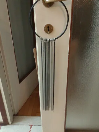 Collana vintage nera e argento