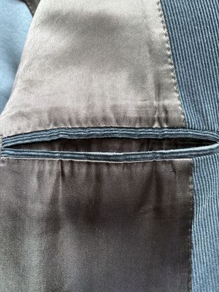 Giacca Mauro Grifoni in velluto blu a costine