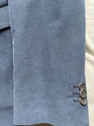 Giacca Mauro Grifoni in velluto blu a costine