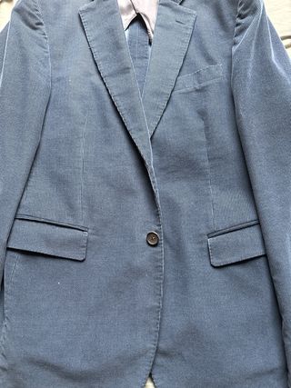 Giacca Mauro Grifoni in velluto blu a costine