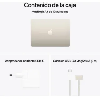 MacBook Air 13 M4 16GB 512GB 10-C GPU Blanco Estr.