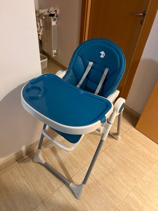 Trona de bebé azul