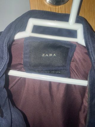 Cazadora Zara Hombre Azul Talla M