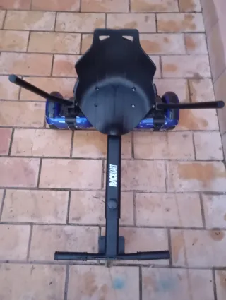 Hoverboard Azul con Asiento