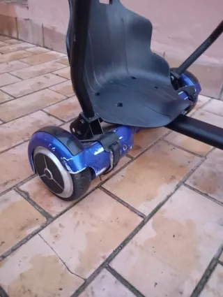 Hoverboard Azul con Asiento