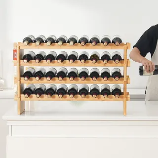 Portabottiglie Impilabile Capienza 36 Bottiglie,