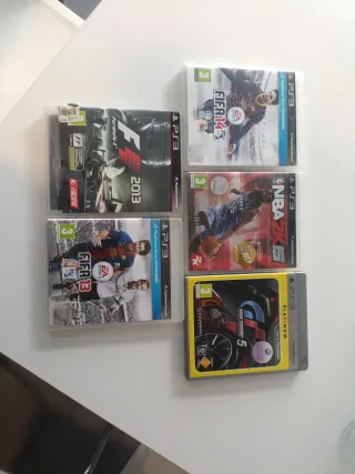 Lote Juegos PS3: FIFA 14, NBA 2K15, GT5