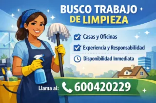 Limpieza del hogar y oficinas