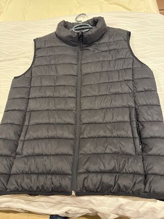 Chaleco acolchado negro talla XL
