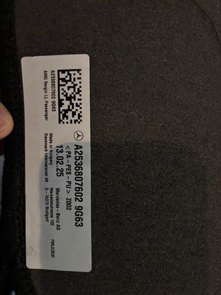 Alfombrillas AMG Mercedes Benz GLC Traseras