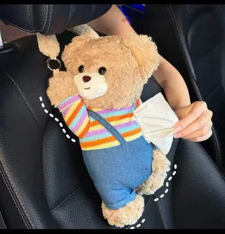 Peluche oso Porta-pañuelos para coche (NUEVO!)