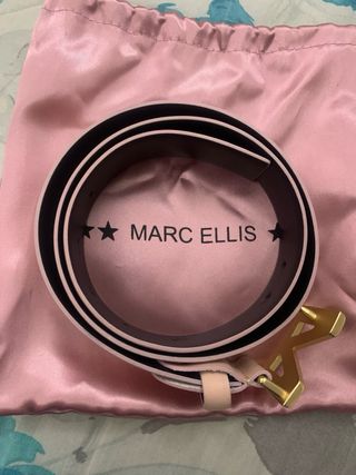 Cintura Marc Ellis rosa pelle mai usata