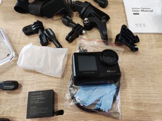 WOLFANG GA420 Cámara Deportiva Doble Pantalla 4K