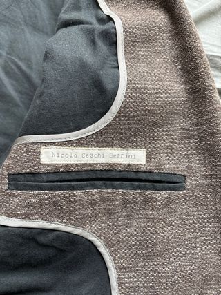 Giacca sartoriale Nicolò Ceschi Berrini