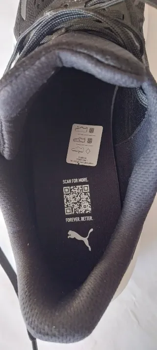 Zapatillas Puma Talla 41 Negras y Blancas