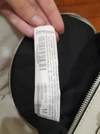 Mochila Stradivarius Blanca