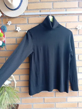 Jersey cuello alto Uterqüe negro