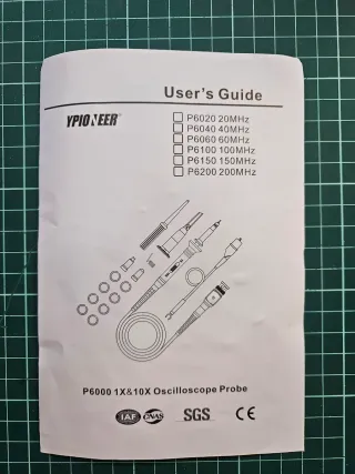 Sondas de osciloscopio P6100 (100MHz)