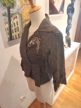 Chaqueta Adolfo Dominguez Gris Mujer