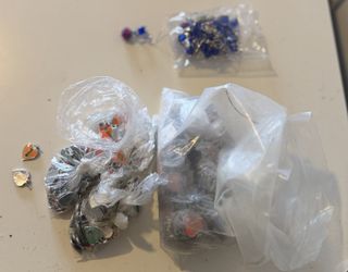 Lote 1kg Piezas Colgantes artesanía