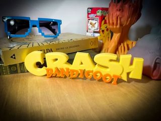 Letrero Crash Bandicoot