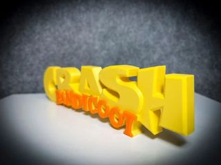 Letrero Crash Bandicoot