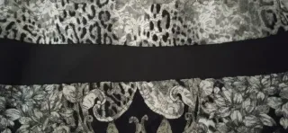 Abito donna corto maniche 3/4 fantasia