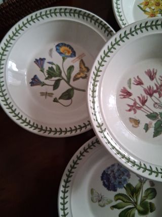 Portmeirion 5 Piatti Fondi Botanico+3imperfetti