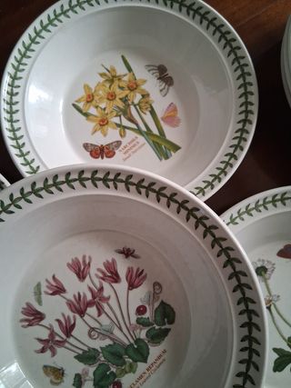 Portmeirion 5 Piatti Fondi Botanico+3imperfetti