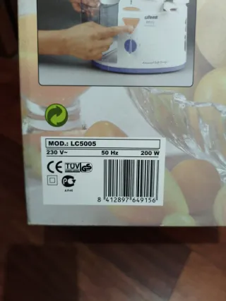 Licuadora Ufesa LC5005 Nueva