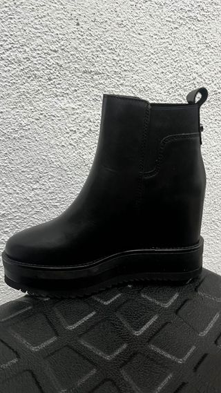 Botas Chelsea de cuero negro