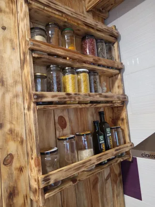 Mueble de cocina madera maciza