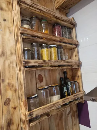Estantería de cocina para pared o estantería ETC