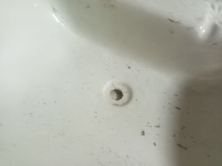 ANTIGUO LAVABO PILETA LOZA SIN USAR