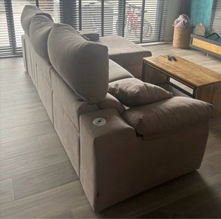 Sofá modular 2 plazas + chaise longue
