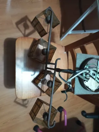 Lámpara colgante de hierro