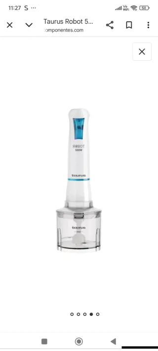 Batidora Taurus Robot 500 Inox