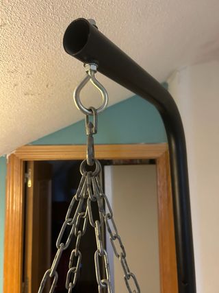 Soporte para saco de boxeo del decathlon